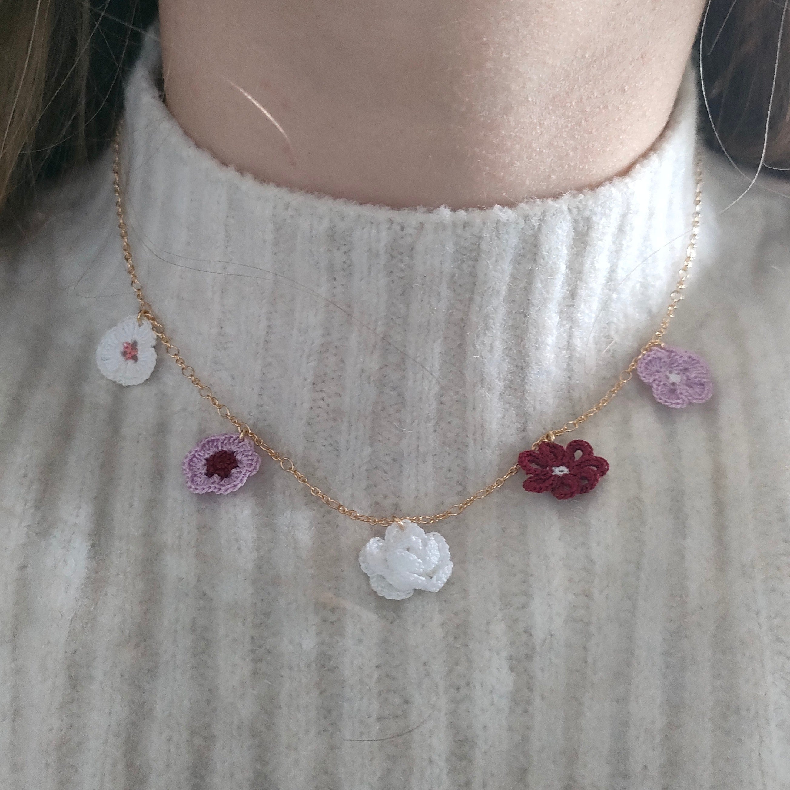 Collier Fleurs en douceur