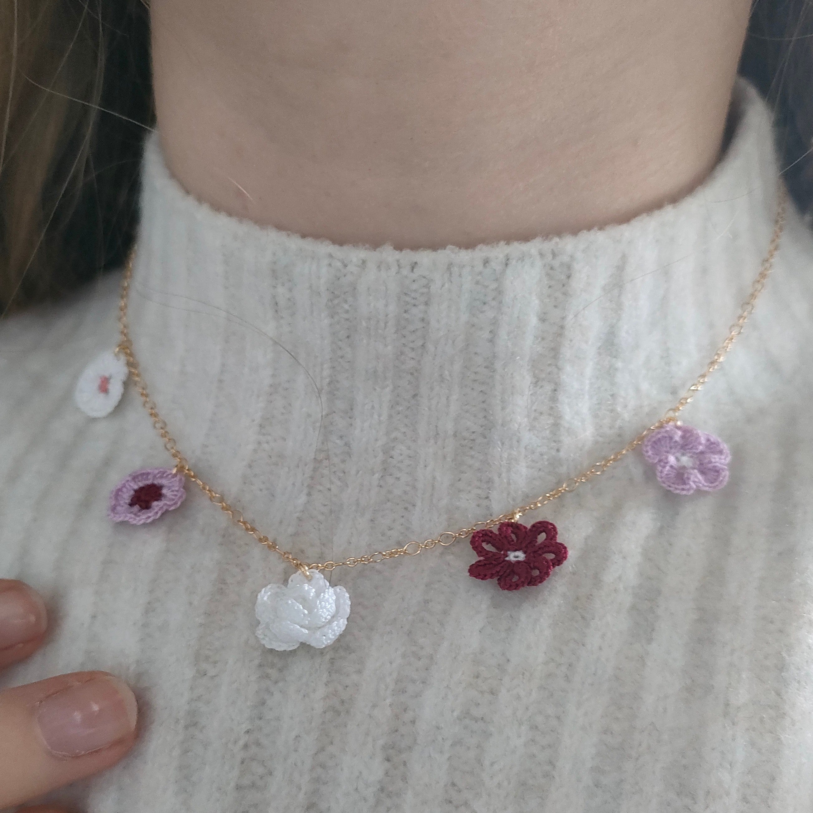Collier Fleurs en douceur
