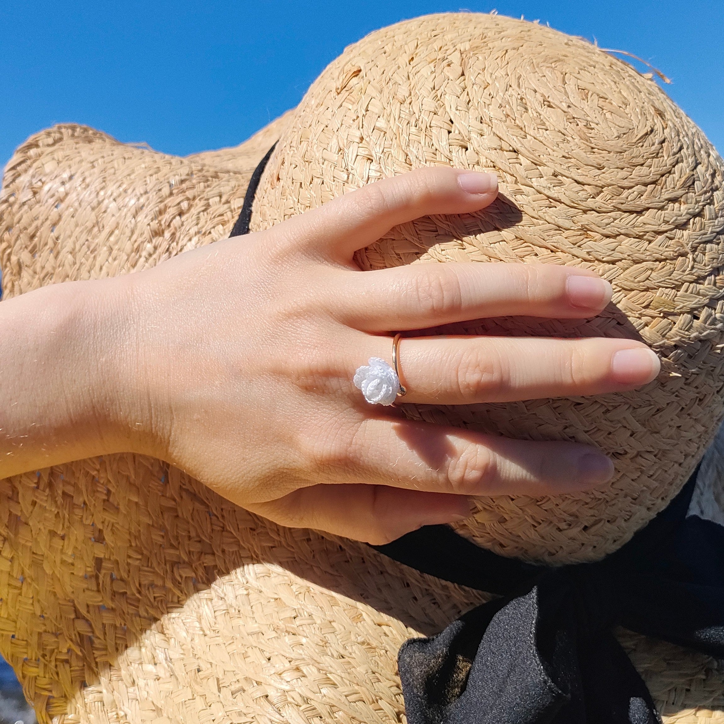 Bague la Rose blanche