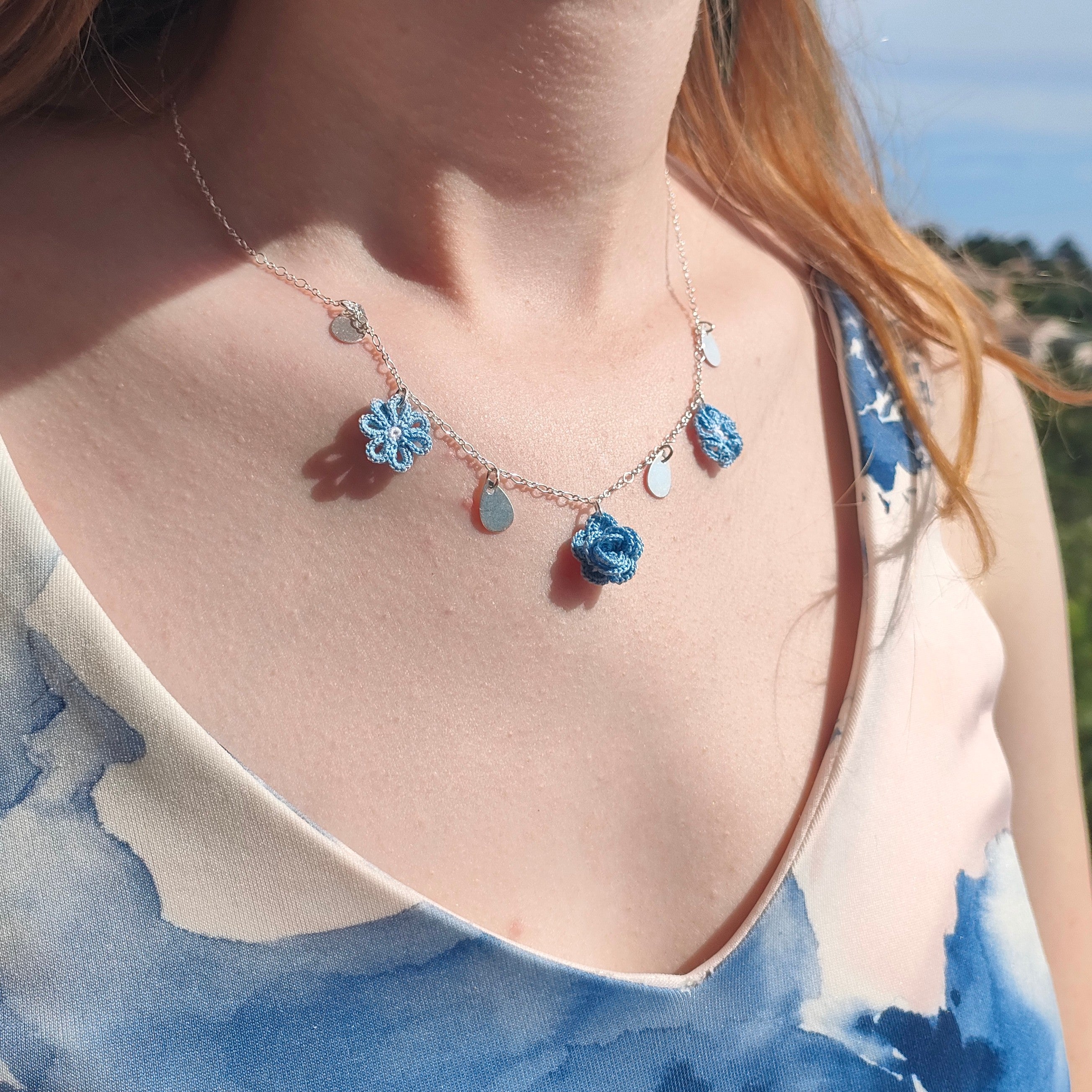 Collier ciel d'été