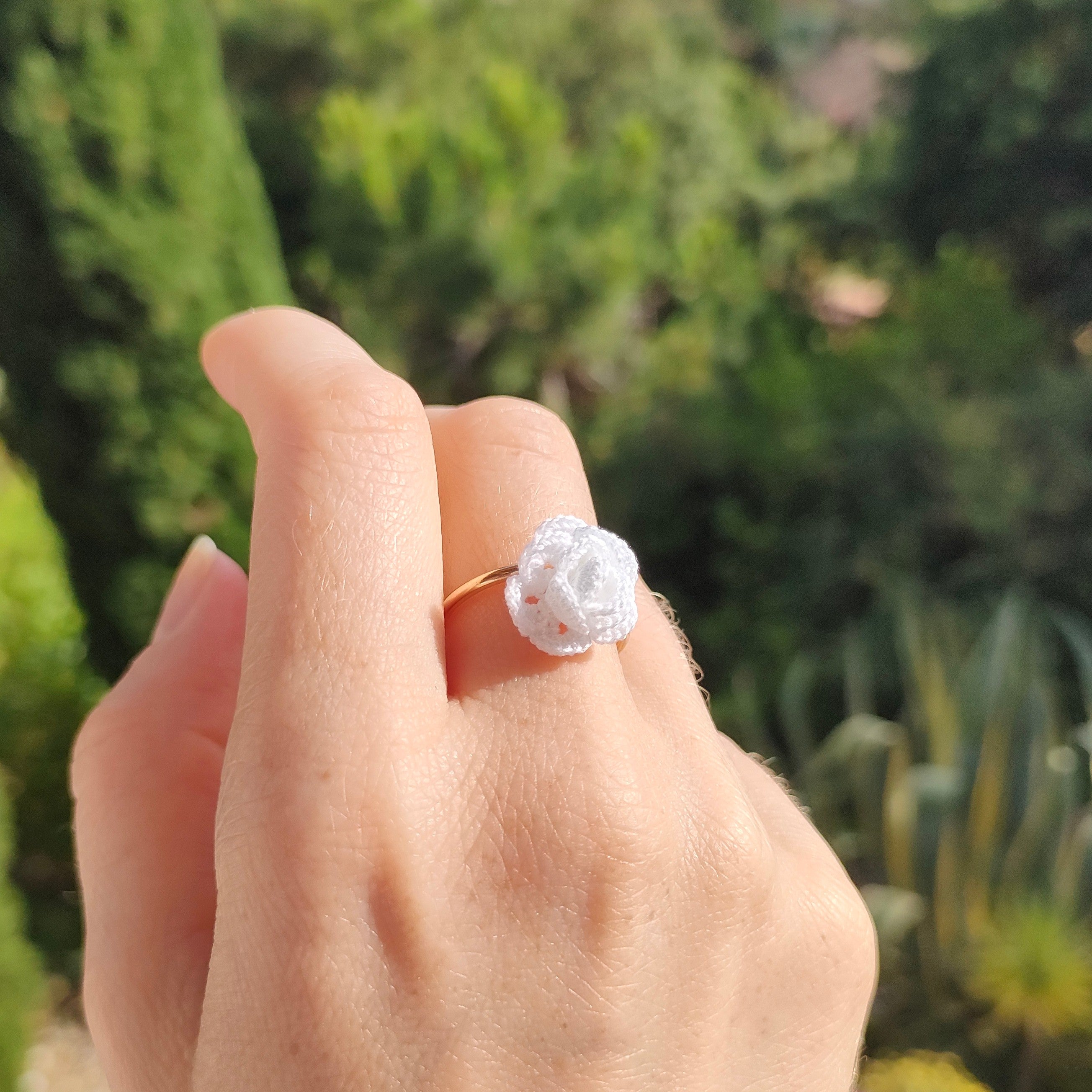 Bague la Rose blanche