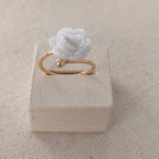 Bague la Rose blanche