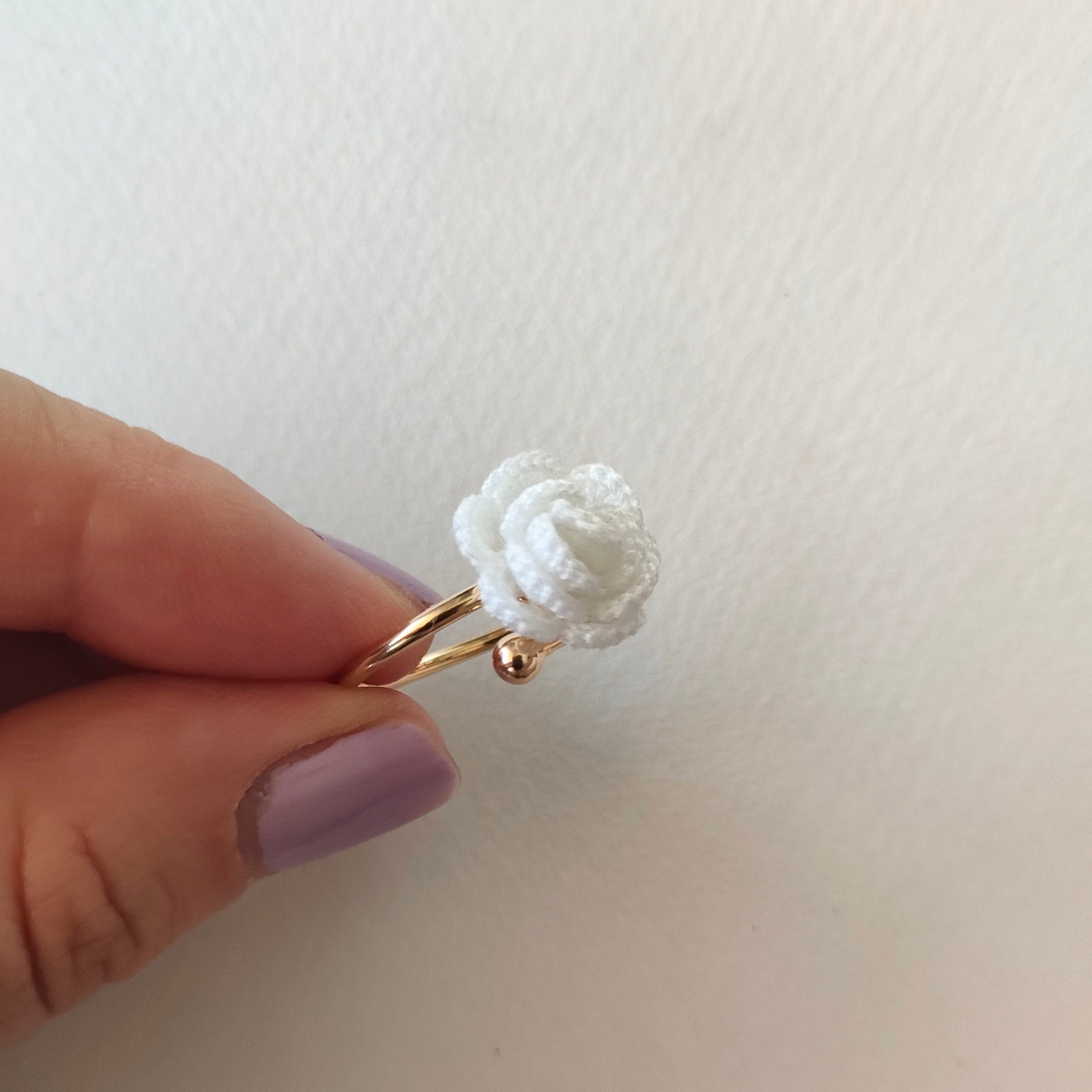 Bague la Rose blanche