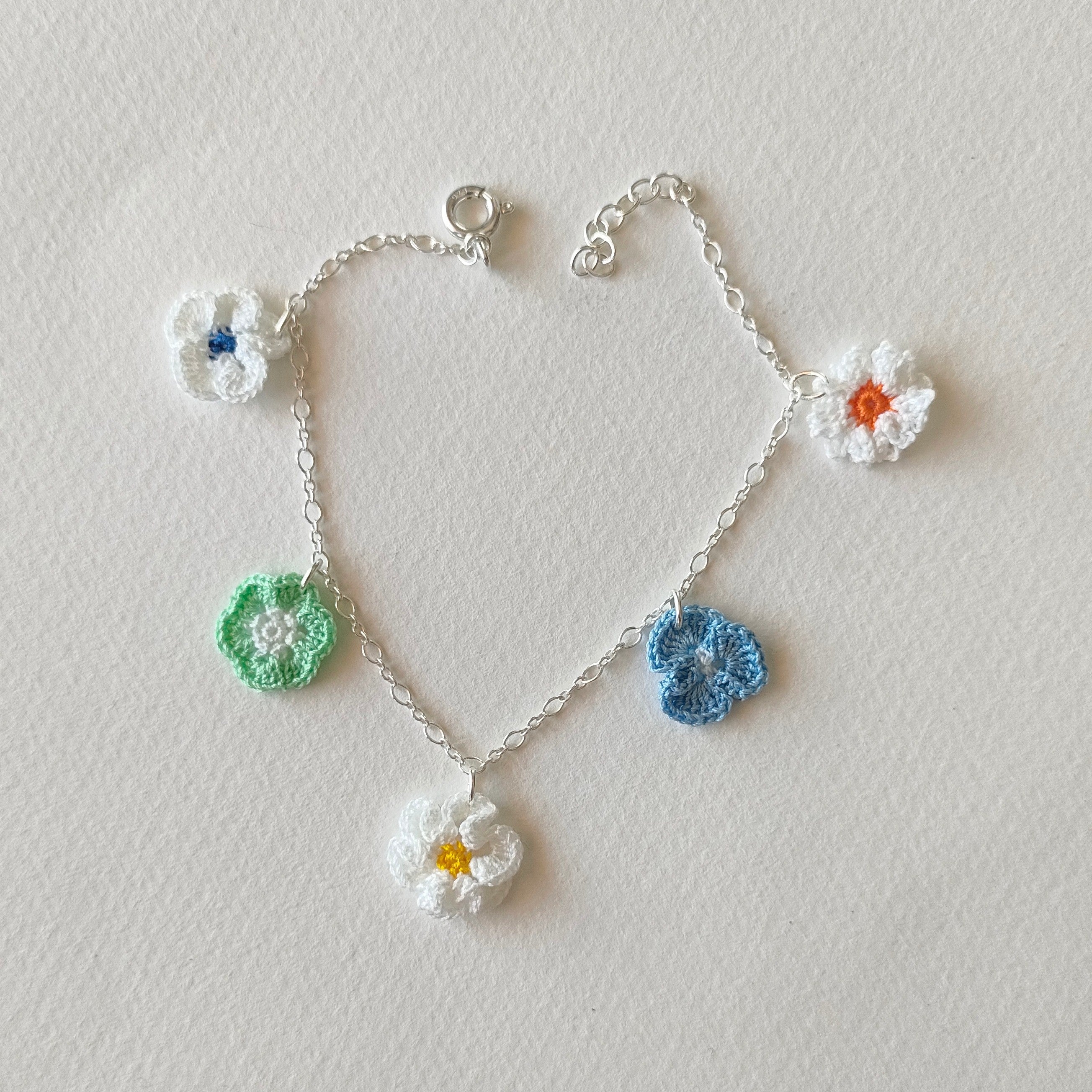 Bracelet fleurs d'été