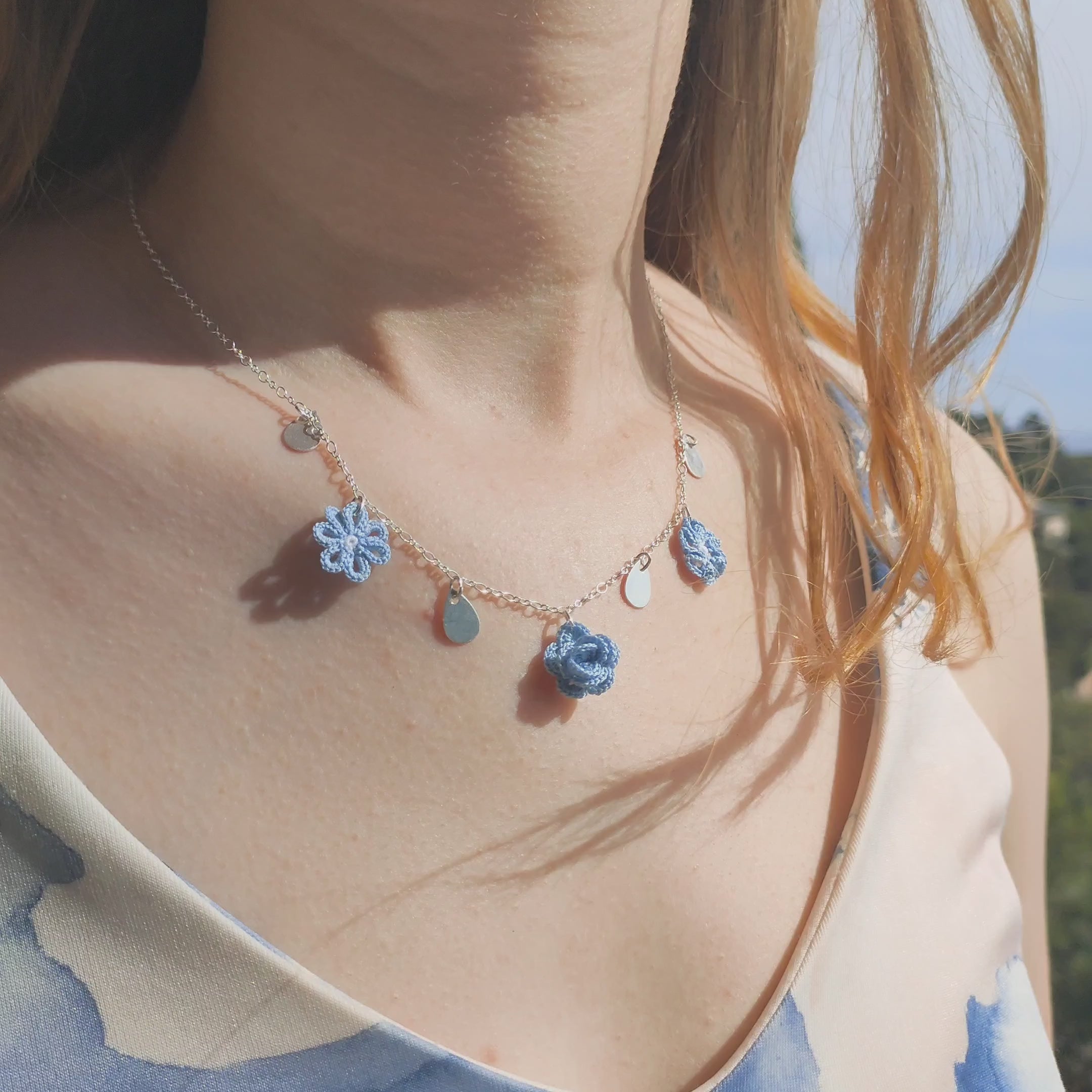 Collier ciel d'été