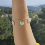 Bracelet fleurs d'été